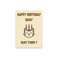 HAPPY BIRTHDAY - CAT'S VERSION